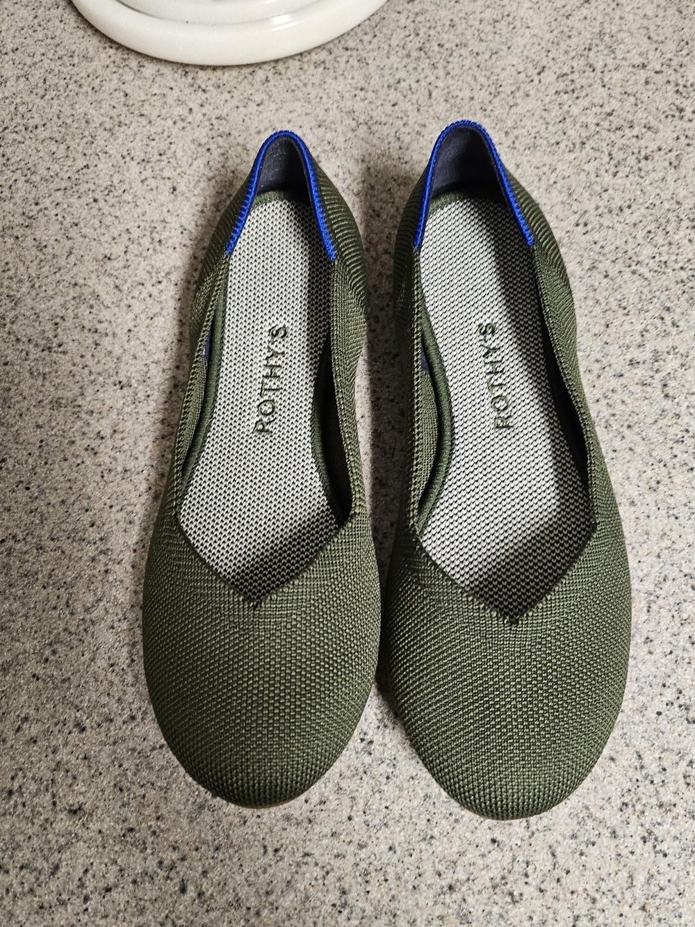Rothy's Olive Knit Ballet Flat - Women